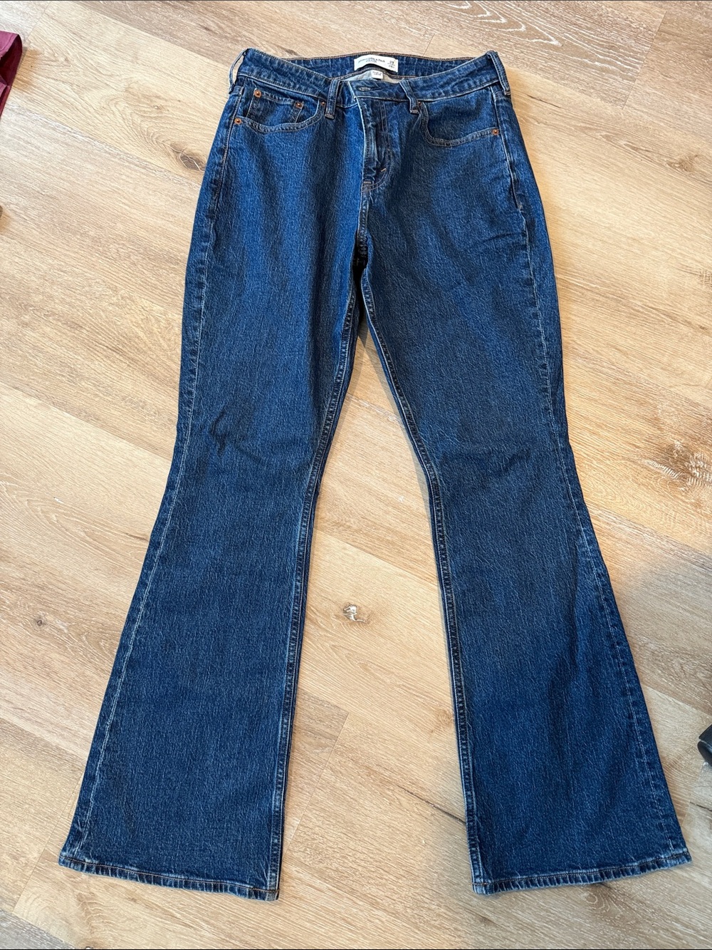 Abercrombie & Fitch Dark Indigo Bootcut Jeans
